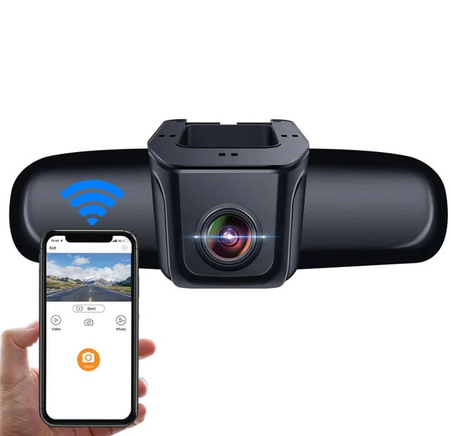 FITCAMX Integrert 4K Dashcam (foran)