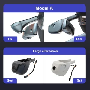 FITCAMX Integrert 4K Dashcam (foran)
