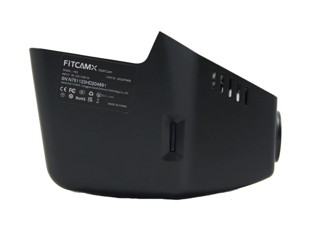 FITCAMX Integrert 4K Dashcam (foran+bak)