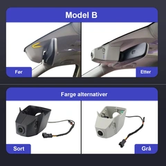 FITCAMX Integrert 4K Dashcam (foran)