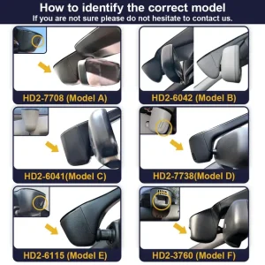 FITCAMX Integrert 4K Dashcam (foran)
