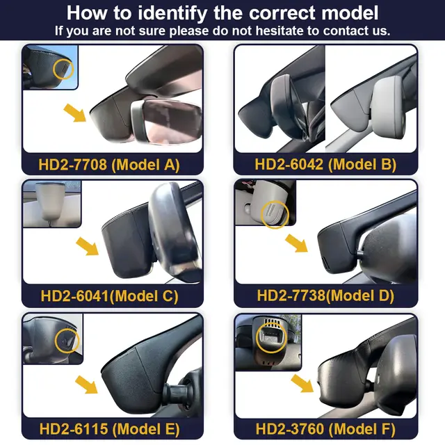FITCAMX Integrert 4K Dashcam (foran)