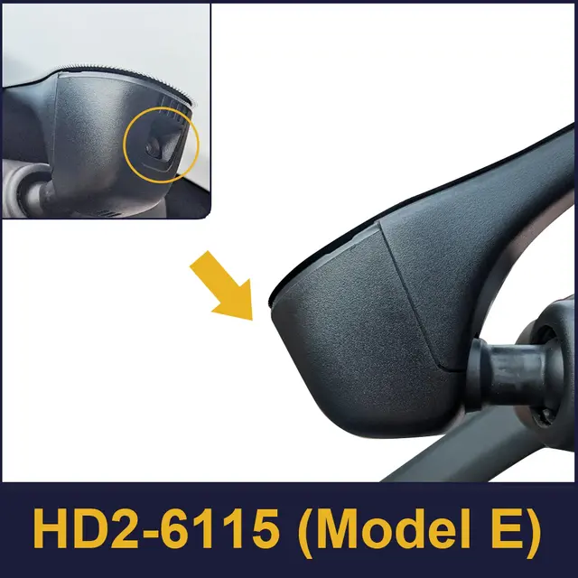 FITCAMX Integrert 4K Dashcam (foran)