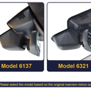 FITCAMX Integrert 4K Dashcam (foran+bak)