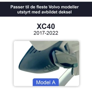 FITCAMX Integrert 4K Dashcam (foran+bak)