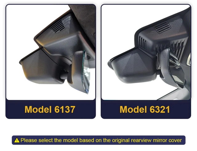 FITCAMX Integrert 4K Dashcam (foran)