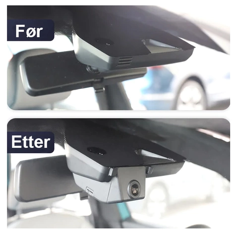 FITCAMX Integrert 4K Dashcam (foran)