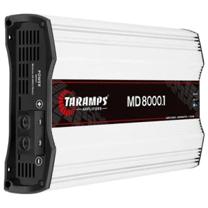 Taramps Bilforsterker 1x8000W 1 ohm hvit
