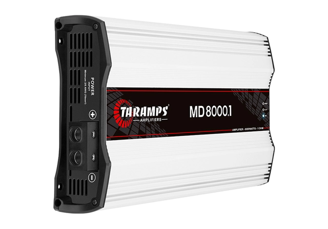 Taramps Bilforsterker 1x8000W 1 ohm hvit