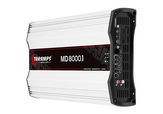 Taramps Bilforsterker 1x8000W 1 ohm hvit