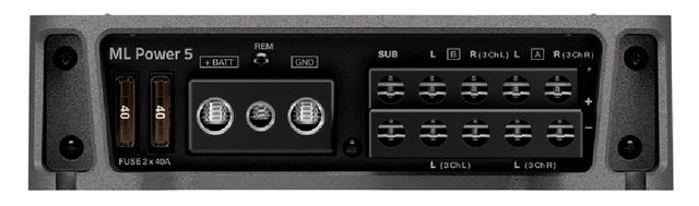 Hertz ML Power 5-kanals forsterker