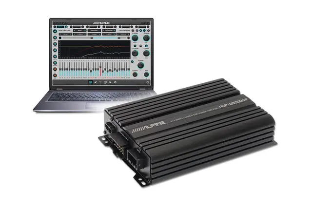 Alpine PDP-E800DSP forsterker 8x100W med DSP