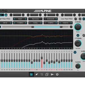 Alpine PDP-E800DSP forsterker 8x100W med DSP