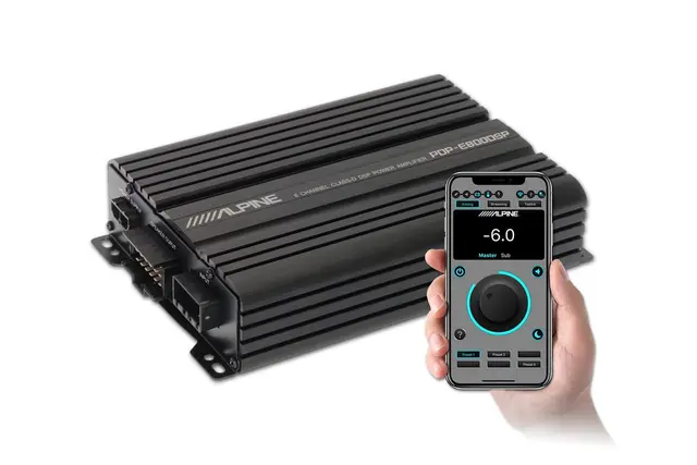 Alpine PDP-E800DSP forsterker 8x100W med DSP