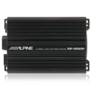 Alpine PDP-E800DSP forsterker 8x100W med DSP