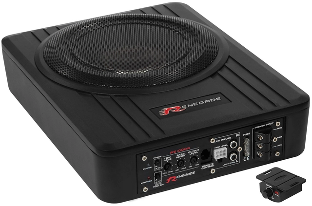 Renegade 10″ Flat aktiv basskasse