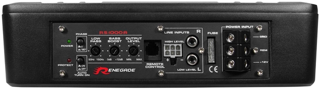 Renegade 10″ Flat aktiv basskasse