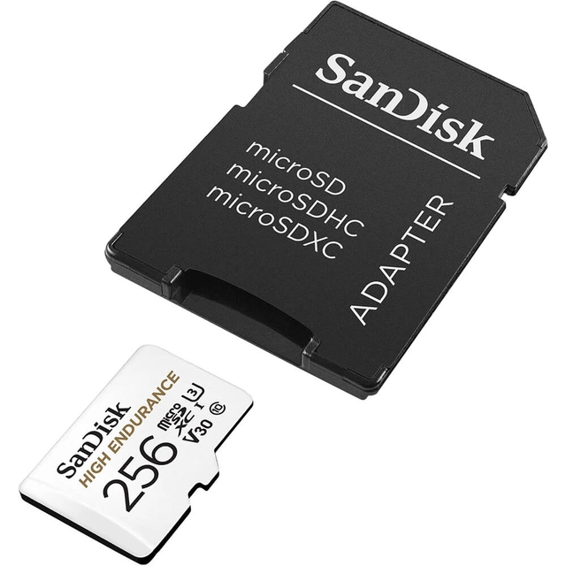 Sandisk 256GB High Endurance SD kort