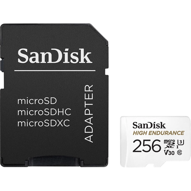 Sandisk 256GB High Endurance SD kort